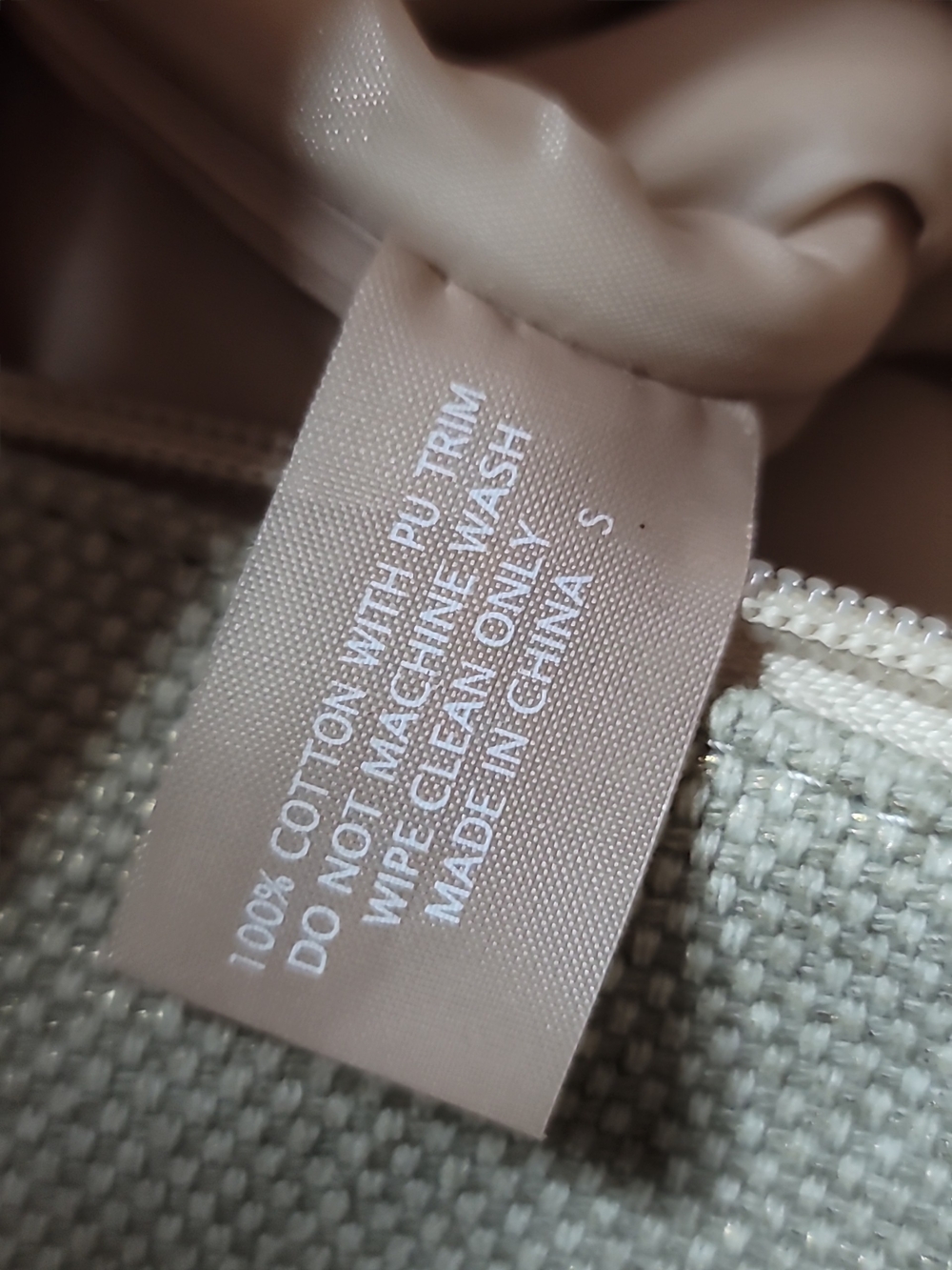 Michael Kors Beige Canvas Satchel Travel Bag EUC - Picture 10 of 10